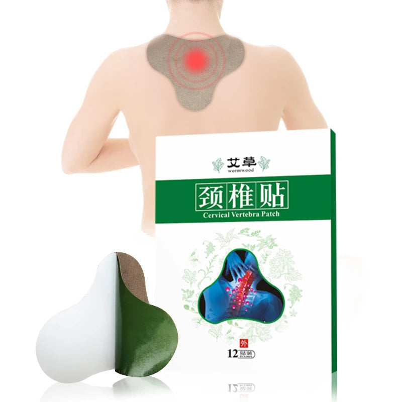 Kongdy Fast Effective Moxa Heat Pack for Neck Pain Relief Cervical Spine Patch 10x13cm CE Certified MegaBDM