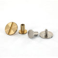 Chicago Screw Custom M4 M5 Titanium Stainless Steel Brass Chicago Screw for Leather Belt Male Female Chicago Book Binding Screw