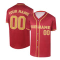 OEM Men's Baseball Shirts Custom Logo Sublimation Strip Design Baseball Uniform Quick Dry Breathable Embroidery Baseball Jerseys