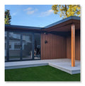 100% Waterproof WPC Fireproof Modern Exterior Commerce Self-adhesive Fluted Panel Wall Cladding