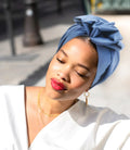 HZM-50101 French Retro Style Head Scarves Wholesale Women Ladies Headband Solid Color Bonnet Hijab Turban