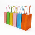 Lead the Industry Kraft Paper Packaging Gift Bag Paper Bag with Handle square Paper Bag