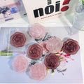 Wholesale Natural Crystal Rose Carved Flower Cravings for Valentine's Day Gift Healing Stone Craft