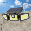 Rts Oem Street Security Ceiling Solar Lamp Lantern Solar  Outdoor Wall Light Panel Lampara Solar Garden Lights Waterproof Led