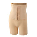 Breathable Tummy Control Panties Comfortable Women's Corset Columbian Faja Zipper Crotch High Waist BBL Shorts Shapewear MegaBDM