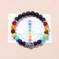 2023 NEW Agate Natural Yoga Fitness Bracelet Seven Chakra 12 Zodiac Bead Meditation Proverbs Bangle Classic Wedding Gift Antique