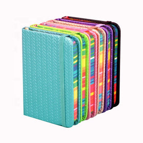 A7 Hardcover Mini Note Book Diary Student School Office Stationery Agenda Journal PU Notebook With Elastic Band