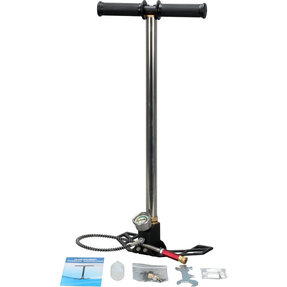 High Pressure 3 Stage PCP Hand Pump 4500psi for Small Paintball and scuba Cylinder
