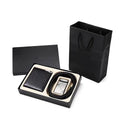 Factory Wholesale Custom Formal Alloy Automatic Buckle Belts Wallet Gift Set Brand Design Business Premium Genuine Leather