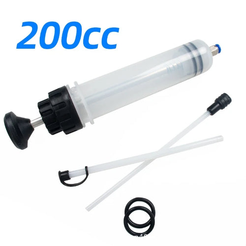 0.2L/0.5L/1.5L Brake Fluid Manual Pump Fill Syringe Bottle Brake Oil Replacement Hand Tool