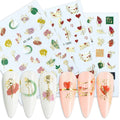 Hot Selling Popular Exquisite Marine Style Series Diy Self Adhesive Manicure Nail Art Stickers