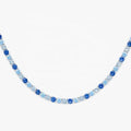 Hip Hop Passd Diamond Tester 925 Sterling Silver Iced Out Colorful Gemstone  VVS Moissanite  Cluster Tennis Chain for Women Men