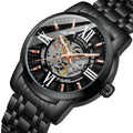 Relogio Masculino Last Design T-winner Watches Men Fashion Roman Number Visible  Automatic Mechanical Skeleton Metal Watch Man