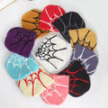 Unisex Trendy Custom Y2K Beanie Cap Hats Hip Hop 90s Fashion Warm Knitted Spider Web Jacquard Beanies for Ladies Man