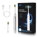 IPX7 Electric Toothbrush Type-C 4 Modes Couple Sonic Toothbrush Set Adult Cleaning Tooth Brush Cleaner Oral Care Teeth Whitening