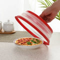 High Temperature Resistance Microwave Cover for Food Collapsible BPA Free Splatter Proof Plastic Plate Vented Food Cover
