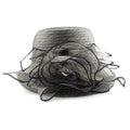 High Quality New Elegant Party Wedding Hats Summer Fashion Female Organza Church Hat