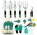13pcs DIY Grade Aluminum Alloy Gardening Tool Sets Customized OEM Support for Gardening Hardware Tools