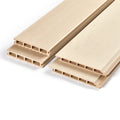 Modern Design Wood Plastic Composite Decking Terrace WPC Fence Panel Anti-Slip Waterproof Fireproof Eco-Friendly Outdoor Wall