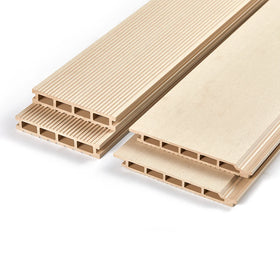 Modern Design Wood Plastic Composite Decking Terrace WPC Fence Panel Anti-Slip Waterproof Fireproof Eco-Friendly Outdoor Wall