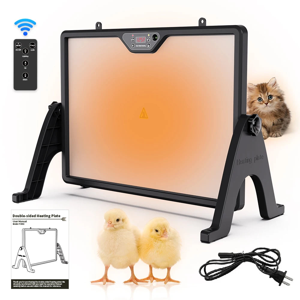 WONEGG Double-Sided Electricity Brooder for Chicks Warmer Heating Plate Brooder Heater for Animal
