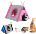 New Design Small Pet Rabbit Den - Hamster Corner House Tent with Squirrel Honey Pouch Ideal for Sugar Gliders and Dwarf Hamster