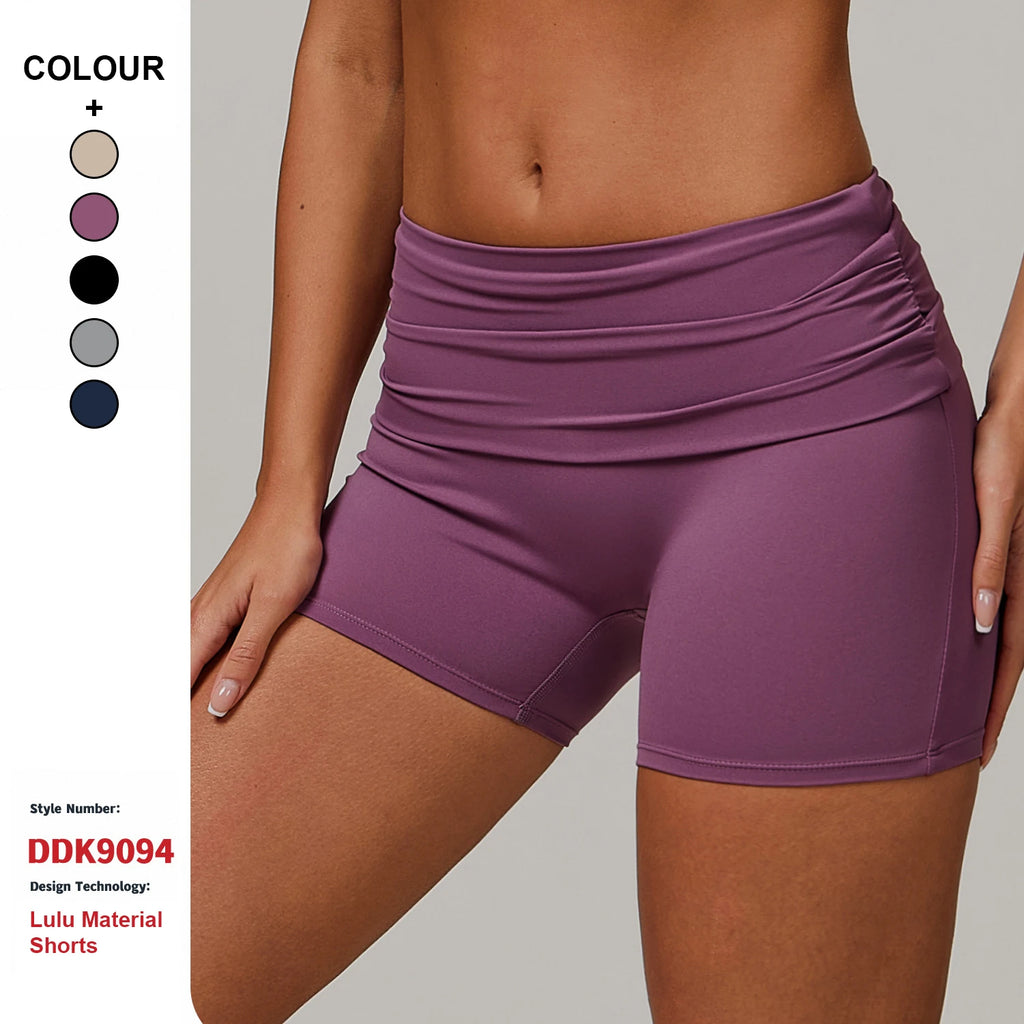 Custom Quick Drying High Quality High Waist Fitness Shorts Gym Workout Tight Yoga Pants Bellies Hips Women Yoga Sports Shorts