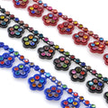 Plastic Rhinestone Banding Trimming Garment Accessory