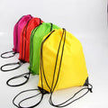 18 Colors Eco-friendly Fashion Drawstring Backpack Bags Sack Pack Cinch Tote Sport Storage Polyester Gift Bag
