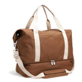 Best Brown Womens Designer Waterproof Under the Car Seat Canvas Travel Bag