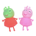 XTQ Cute Puffer Ball Toy Hairly Piggy Girl Side Face Hot Selling TPR Material Light-Up Glowing Stress Relief for Kids 5-7 Years