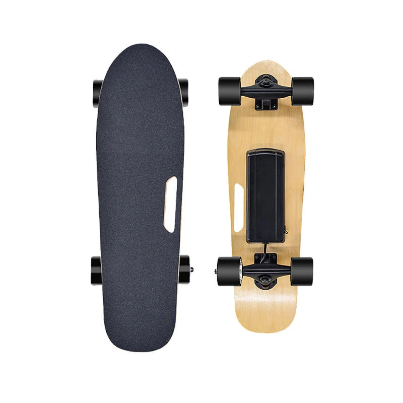 Factory Price Customizable Wire Drive 4 Wheel Top Speed Black Wooden Fish Electric Skateboard Skate Board for Adults Boys