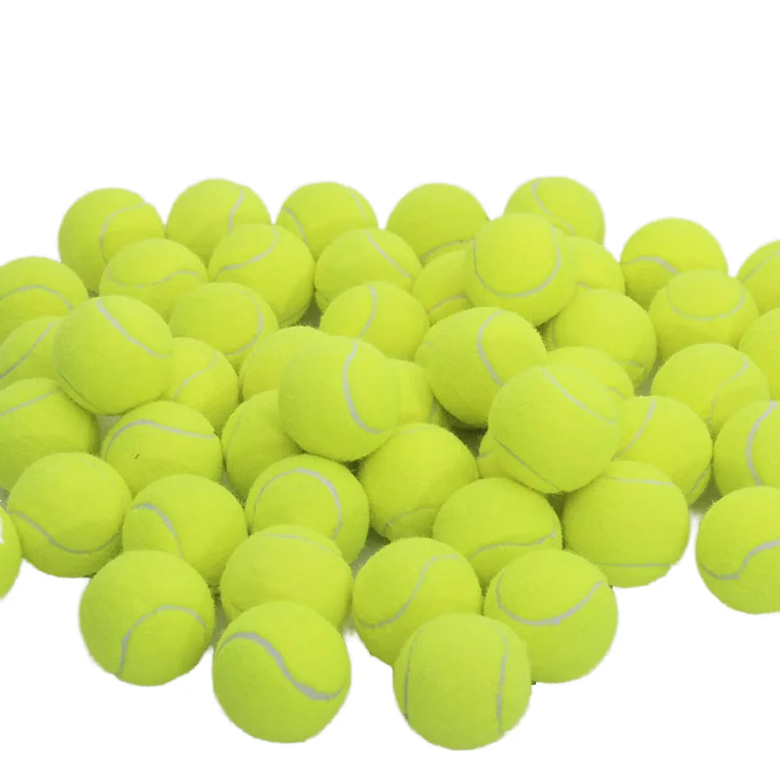 Custom Logo Printed ITF Certified Eco-Friendly High Elastic Durable Wool Rubber Tennis Balls Training Sports Entertainment Bulk