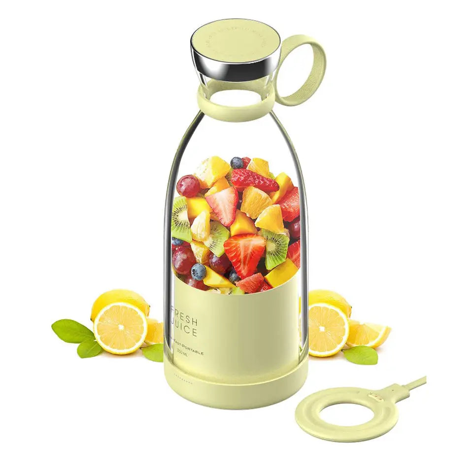 Madou USB Rechargeable Portable Mini Electric Juicer Unisex 350ml Capacity Direct Drinking Eco-Friendly Camping Fresh Juicer