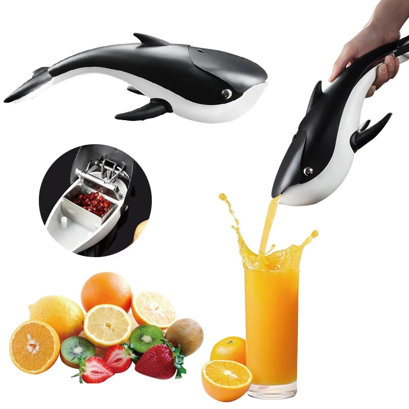 New Stainless Steel Killer Whale Manual Fruit & Vegetable Juicer Squeezer Eco-Friendly