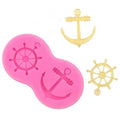 Hengya Silicone Chocolate Mold with 3D Resin Mold Silicone Cake Decoration Mold Steamer Steering Wheel Shape