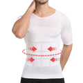 Men's Body Shaper Underwear Slimming Corset Muscle Short Sleeve Shaperwear Shirt Fat Burner Compression Slim Vest