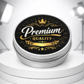 Custom Aluminium Tin Box 15ml 20ml 50ml Cosmetic Jar Tin Matte Black Metal Balm Container