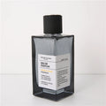 100ml Square Black Translucent Glass Perfume Bottle Black