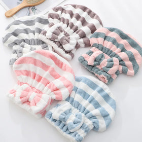 Quick Drying Microfiber Bath Towel for Women Hair Dry Shower Cap for Adults' Cleaning Needs