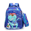 WEIYI Unicorn & Dinosaur Cartoon Kids Schoolbag Waterproof Polyester Fashion Zipper Closure Travel Bag