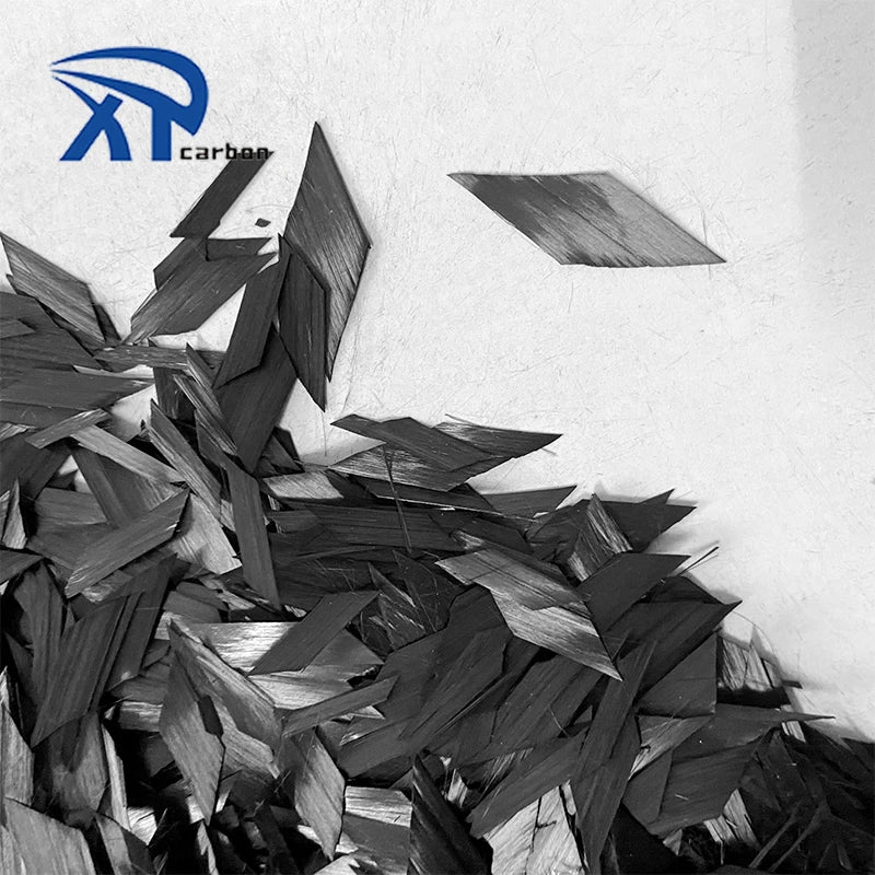 OEM Factory rhombus High Strength Forged Cut Chopped Carbon Fiber 15mm
