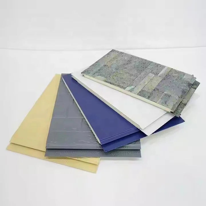 PU  Polyurethane Heat Insulated Exterior Wall Outdoor Soundproof Exterior Wall Panels Sandwich Panels for Workshop