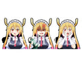 NEW Anime Miss Kobayashi Dragon Maid Cute Dragon Girl 3D Motion Stickers Lenticular Waterproof Eco-friendly Paper Decals Decor