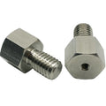 304 Stainless Steel Metric Nickel Threaded Hexagon Thumb Screw Bolt with Pin Hole Through