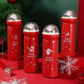 2023 New Big Christmas 304 Stainless Steel Thermos Cup Cartoon Cheap Double Wall Vacuum Insulated Cold Thermos Flask Bottle