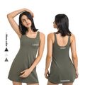 Xsunwing Women's Reversible Sports Dress Custom Workout Golf Yoga Tennis Apparel Pocket-Dropshipping Plus Size Options WDQ200