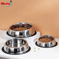 Feeding Bowls for Pets Stainless Steel Pet Bowls with Eating Angle  Customizable  Dog Bowls