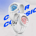 Fairwhale Fashion Brand Watch Custom Logo Resin Case Unisex Quartz Watches