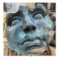 Garden Decoration Abstract Large Size Face Sculpture Outdoor Bronze Big Face Art Sculpture
